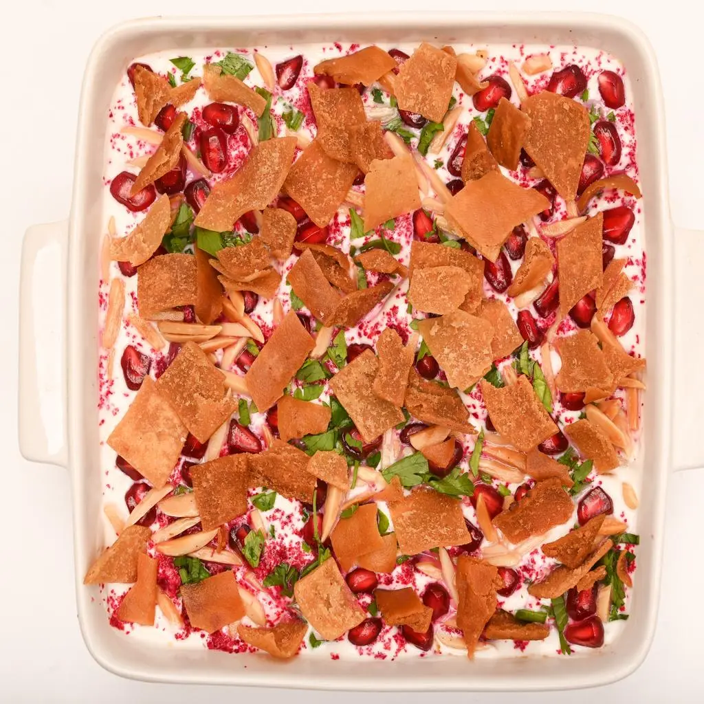 Eggplant Fatteh
